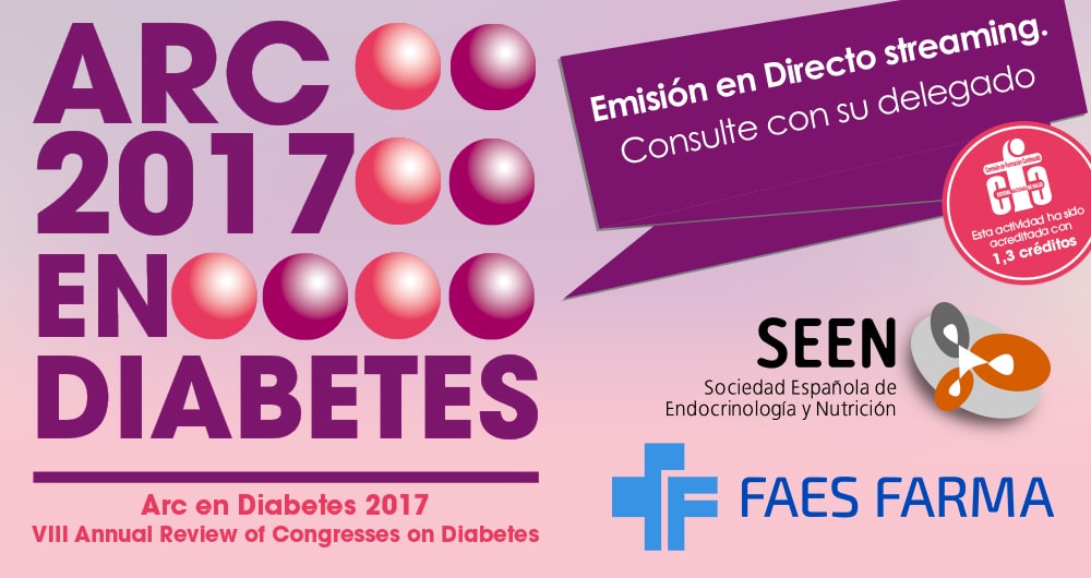 ARC en Diabetes 2017 en directo vía Web Streaming