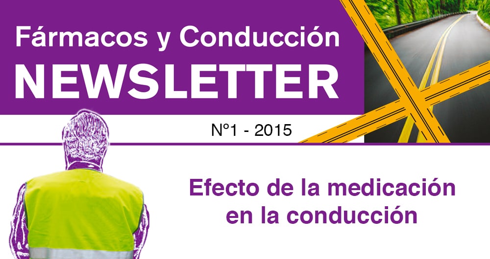 Imagen publicación newsletter Fármacos y Conducción