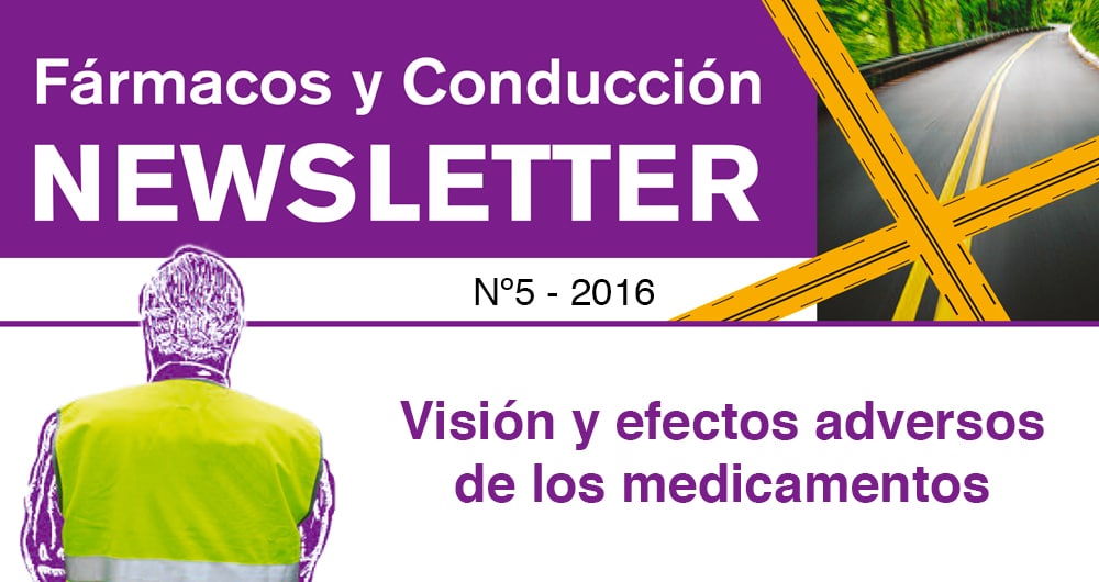 Imagen publicación newsletter Fármacos y Conducción