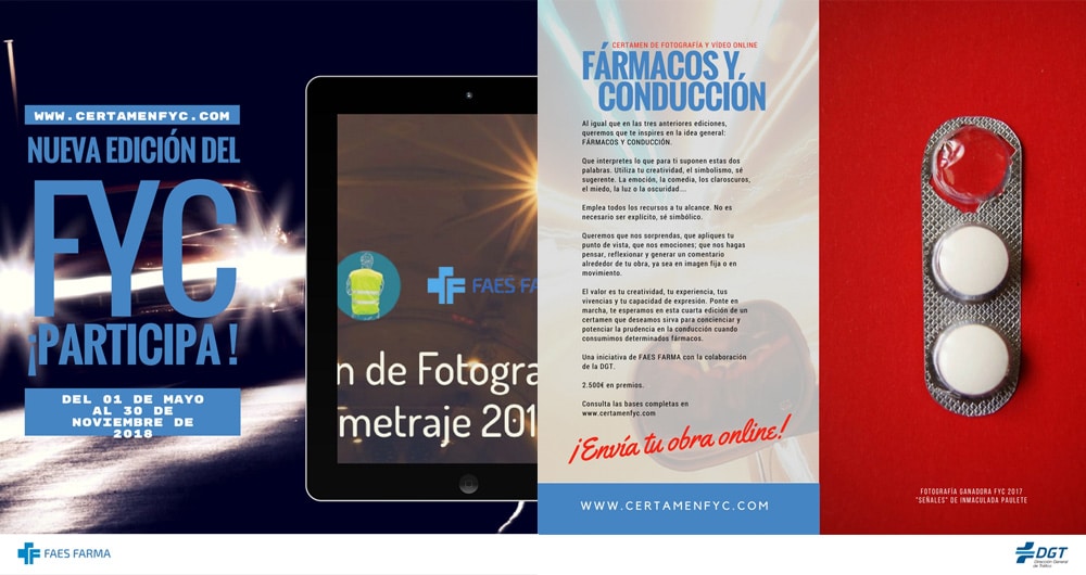 El 1 de mayo se abre la cuarta edición del certamen Fármacos y Conducción