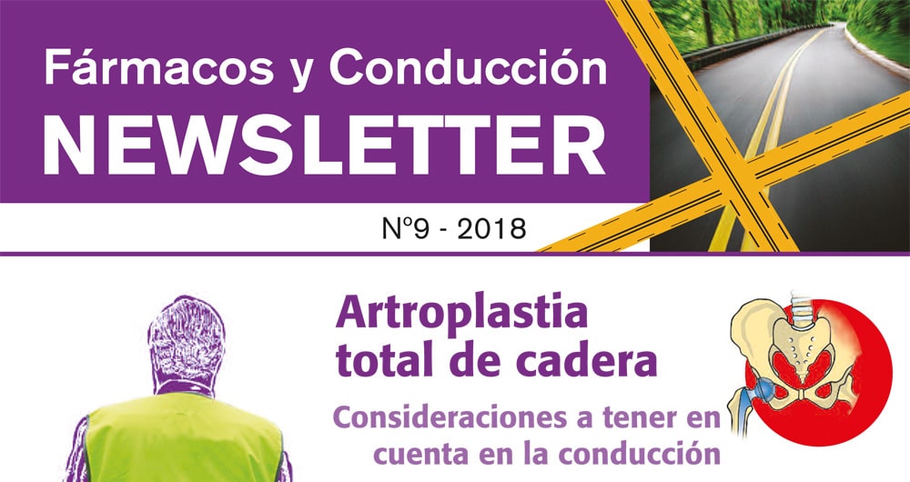 Imagen publicación newsletter Fármacos y Conducción