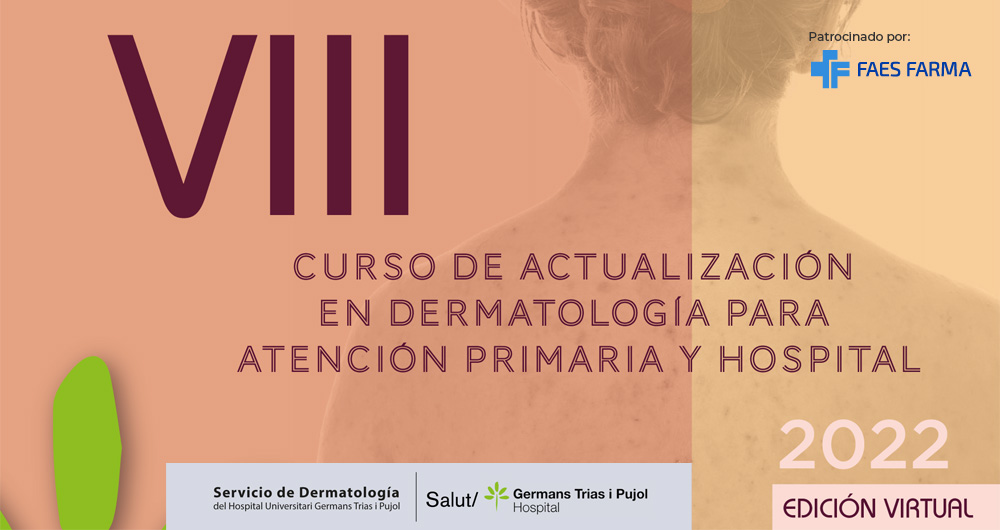 Abierta la inscripción para el VIII Curso de Actualización en Dermatología para Atención Primaria